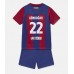 Günstige Barcelona Ilkay Gundogan #22 Babykleidung Heim Fussballtrikot Kinder 2023-24 Kurzarm (+ kurze hosen)